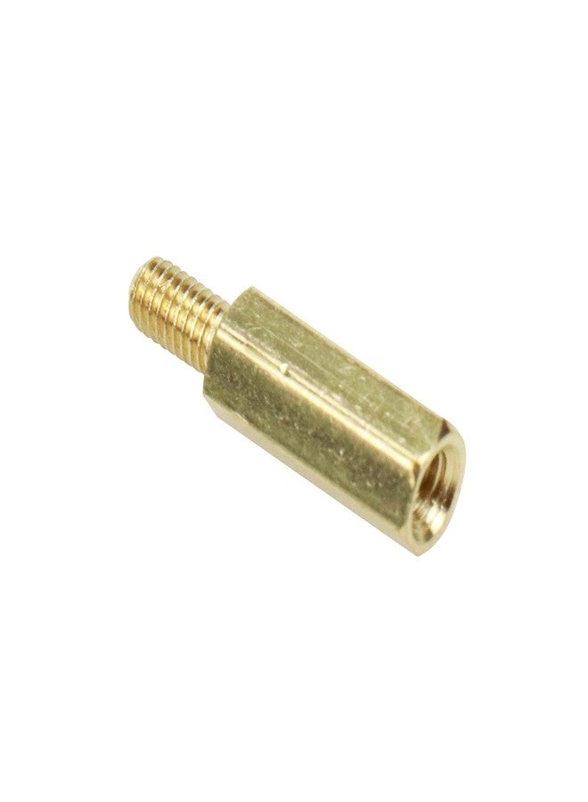 Mcredy Brass M3 Male to Female Hex Head PCB Standoffs Spacers Hardware Nut 12mm Body Length 50 Pcs (M3x12+6) - Image 3